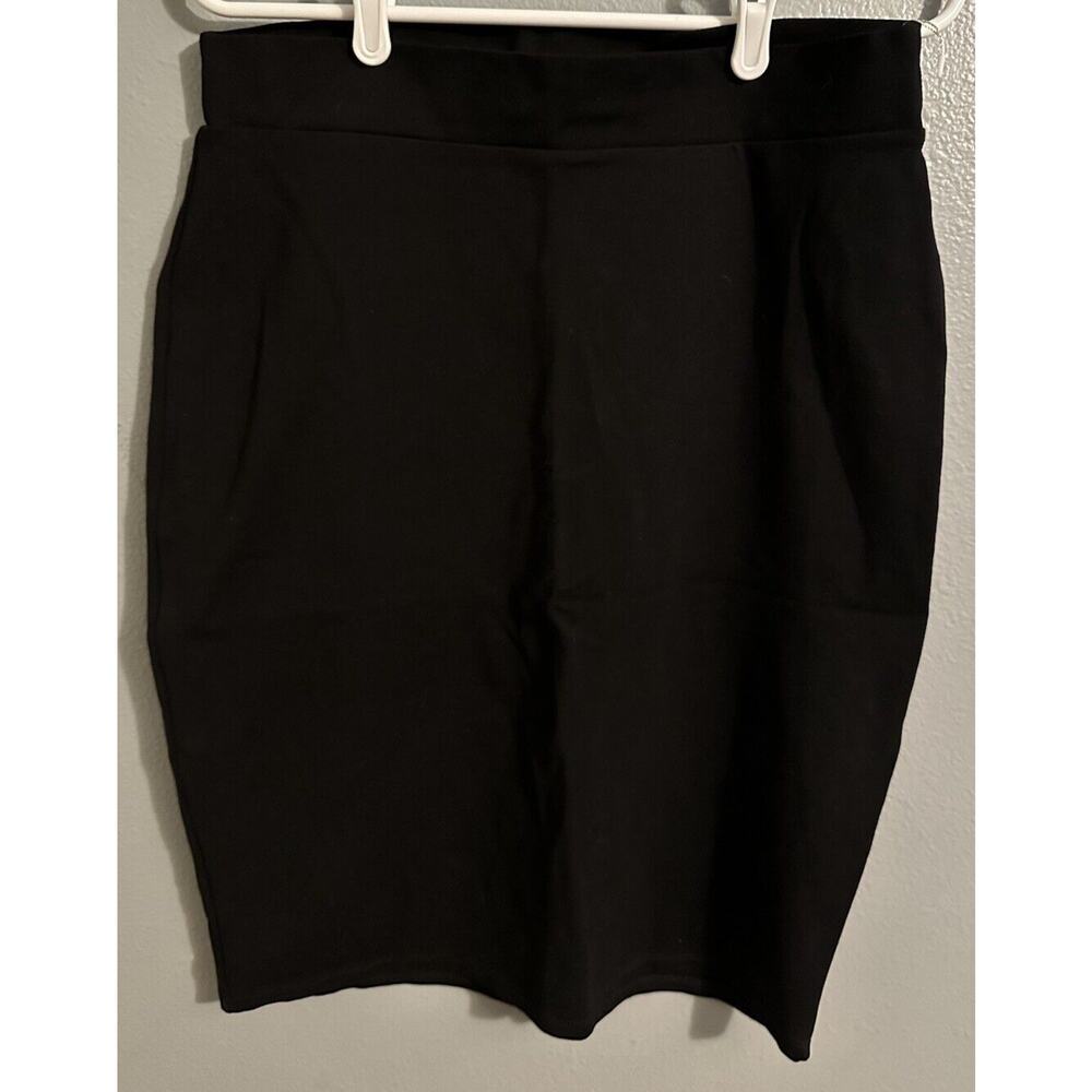 Urban CoCo Women's XL Black Elastic Waist Bodycon Pencil Skirt NWOT - Picture 1 of 4